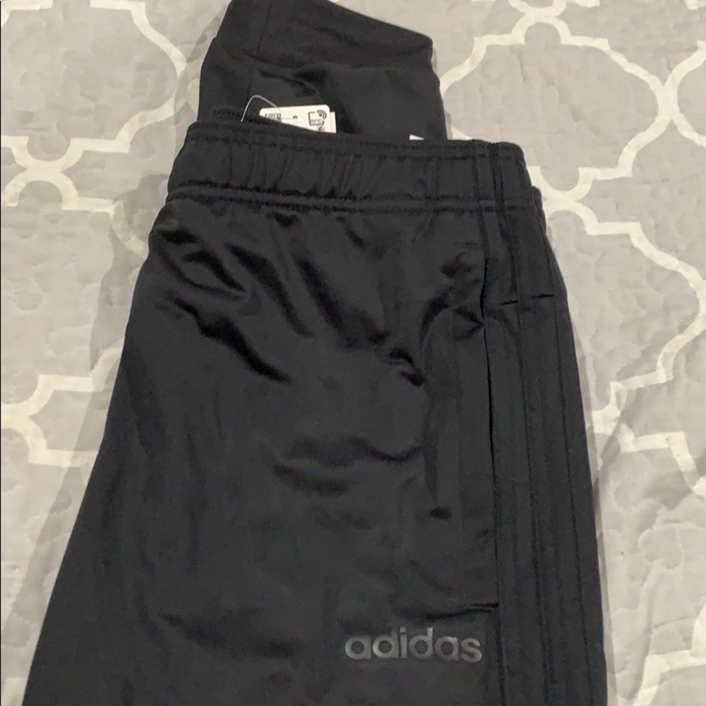 Black adidas joggers brand new